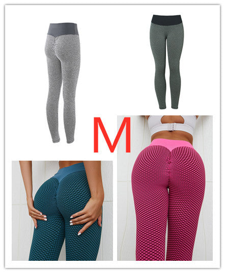 Plaid Leggings Fitness Yoga Pants Women&#39;s Seamless High Waist Breathable Gym Leggings