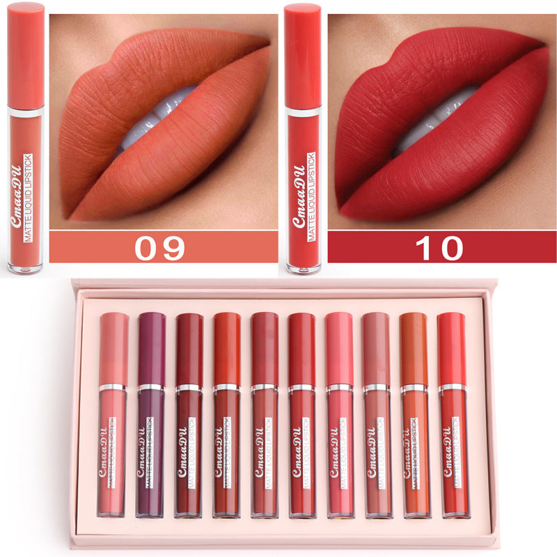 Women&#39;s Non-stick Cup Waterproof Matte Lipstick