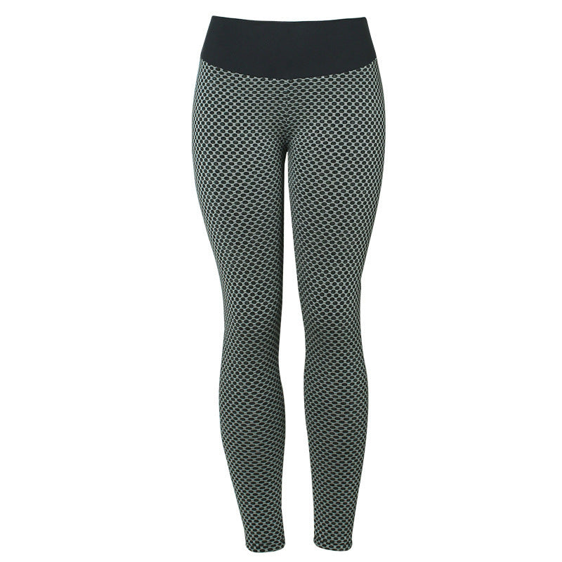 Plaid Leggings Fitness Yoga Pants Women&#39;s Seamless High Waist Breathable Gym Leggings