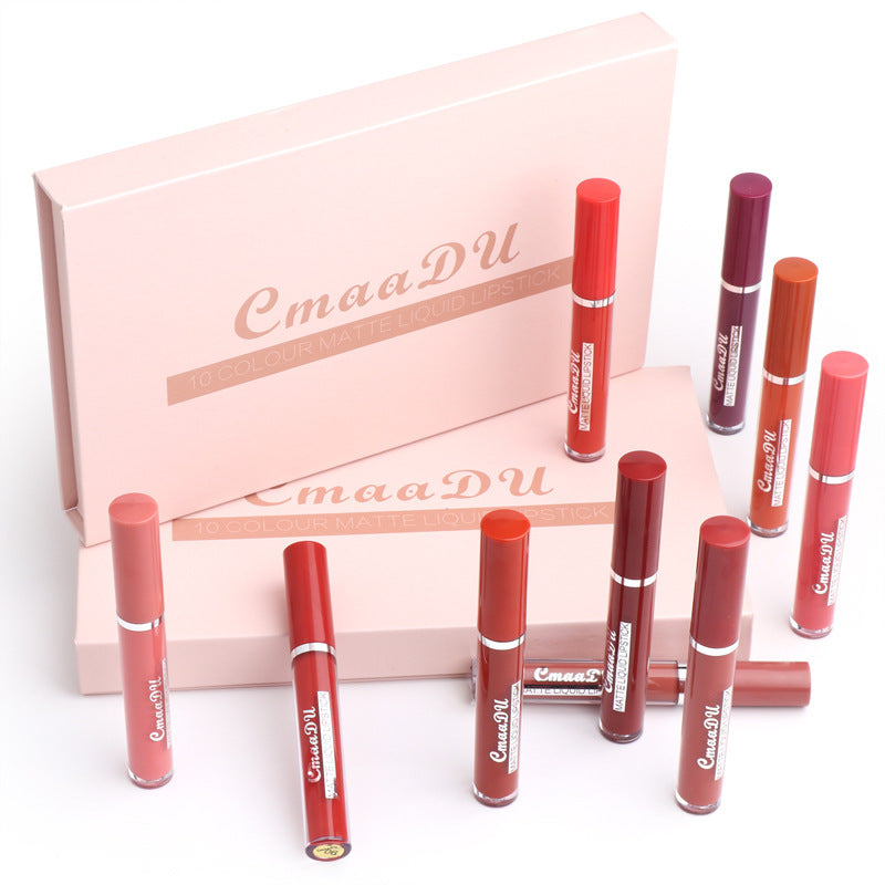 Women&#39;s Non-stick Cup Waterproof Matte Lipstick