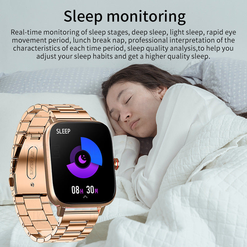 Smart Sports Watch Sleep Health Monitoring Running Waterproof Lightweight Bracelet