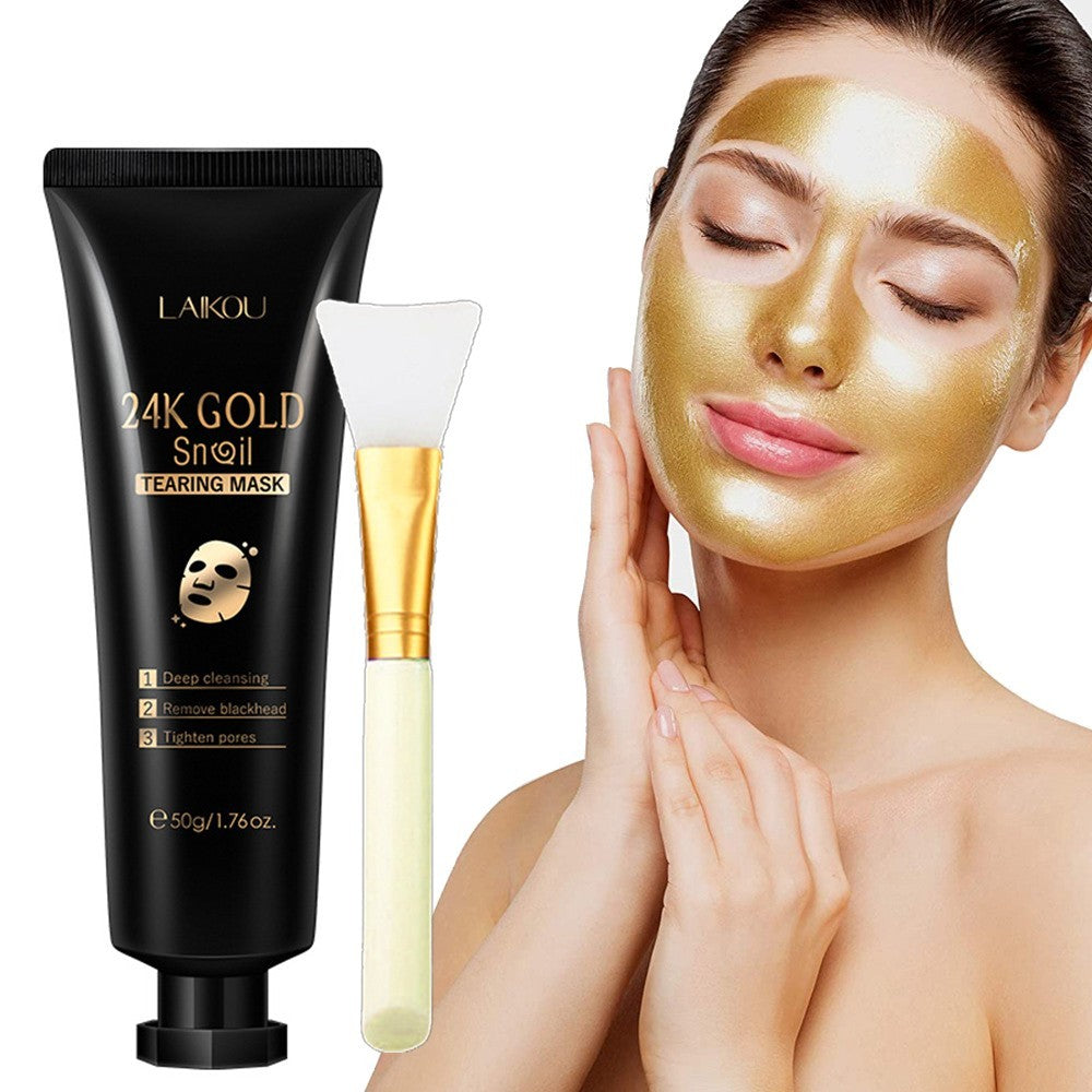 Gold Foil Snail Tear-Off Mask Hydrating