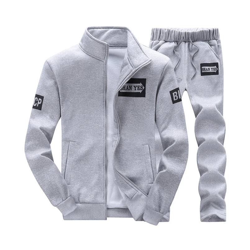 2 pcs SET SPRING TRACKSUIT MEN  WOMEN  SPORTSWEAR SWEATSHIRT SUIT