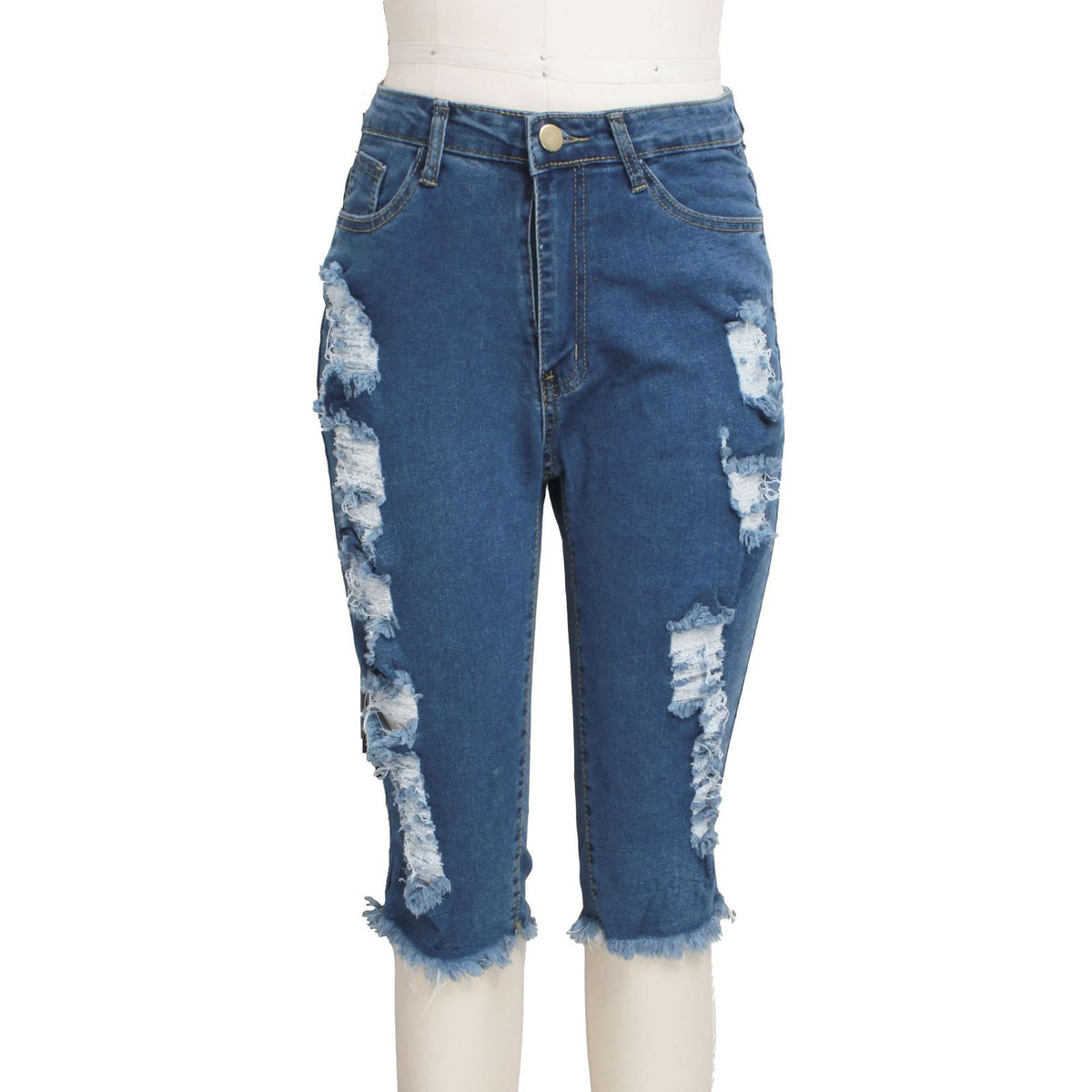 Women Stretch Short Jeans Fashion Casual Slim Fit High Quality Elastic Summer Denim Shorts Male Brand Clothes Short de mezclilla