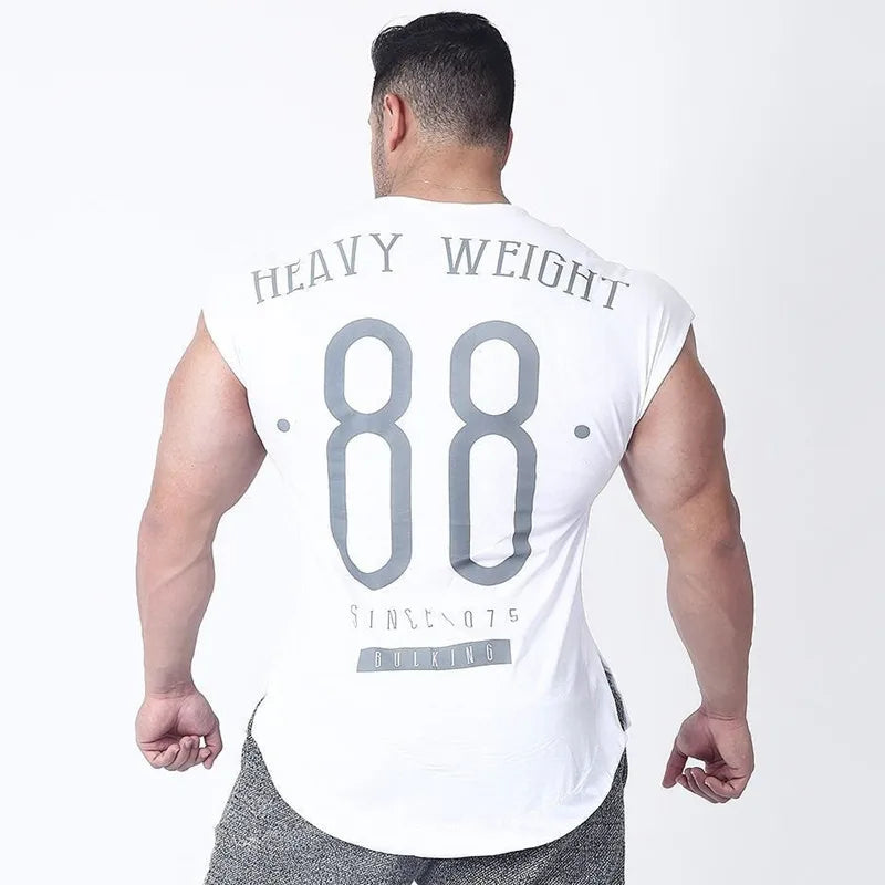 New large-type men Gyms T-shirt Fitness Bod Running t