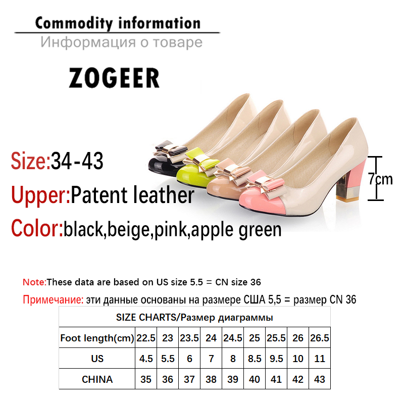 Hot 2023 Candy Color Women Pumps Shoes Shallow Block High Heels Shoes Ladies Sweet Bowtie Pink Wedding Working Party Shoes Woman