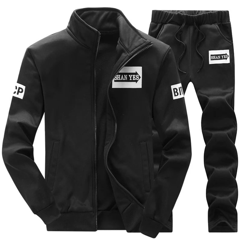 2 pcs SET SPRING TRACKSUIT MEN  WOMEN  SPORTSWEAR SWEATSHIRT SUIT