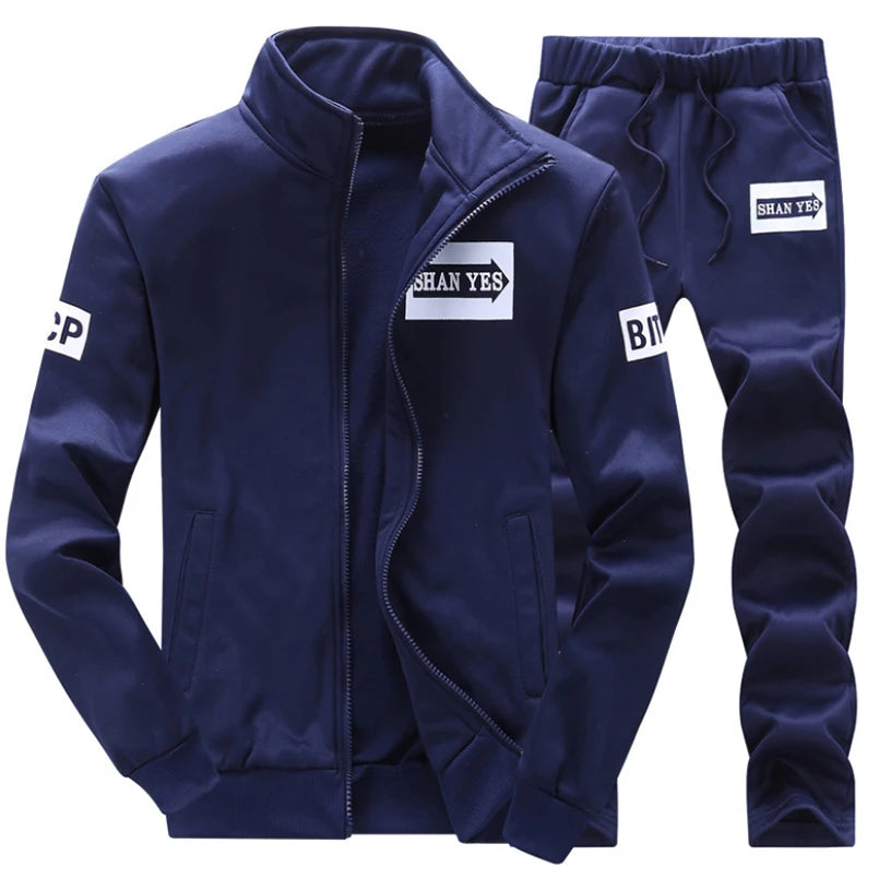 2 pcs SET SPRING TRACKSUIT MEN  WOMEN  SPORTSWEAR SWEATSHIRT SUIT