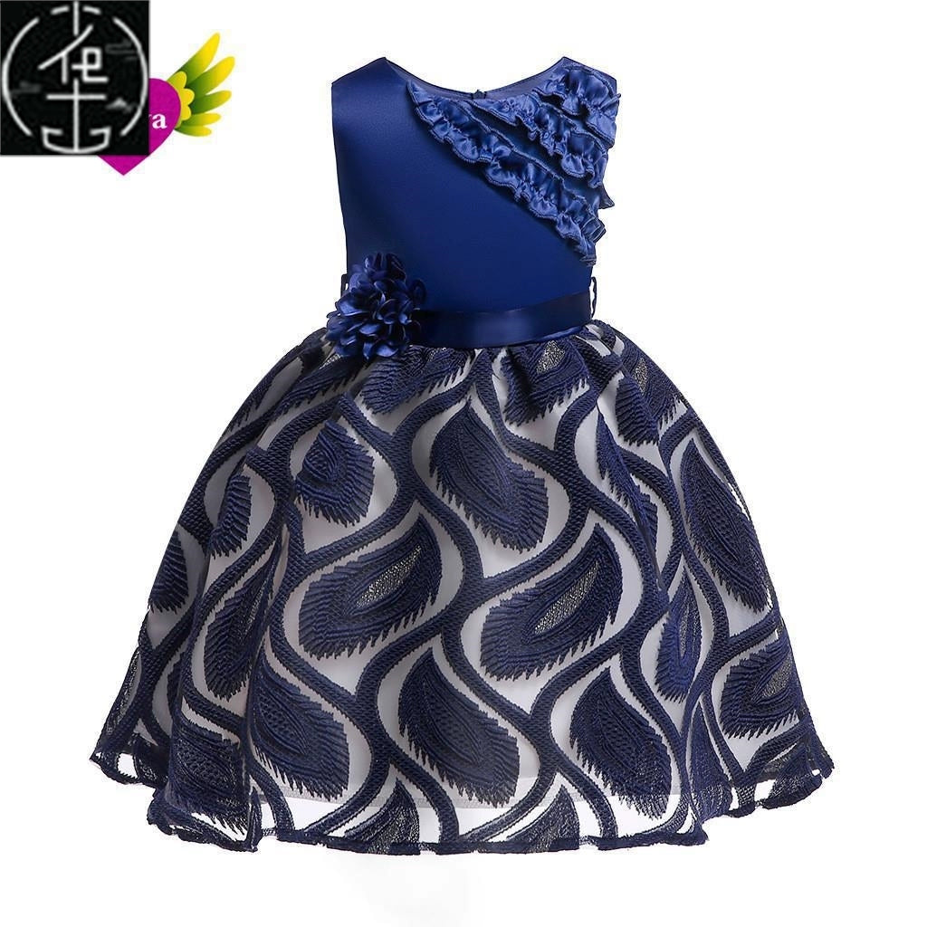 1-10Y Baby Girls Dresses Children Summer Clothes Kids Dress