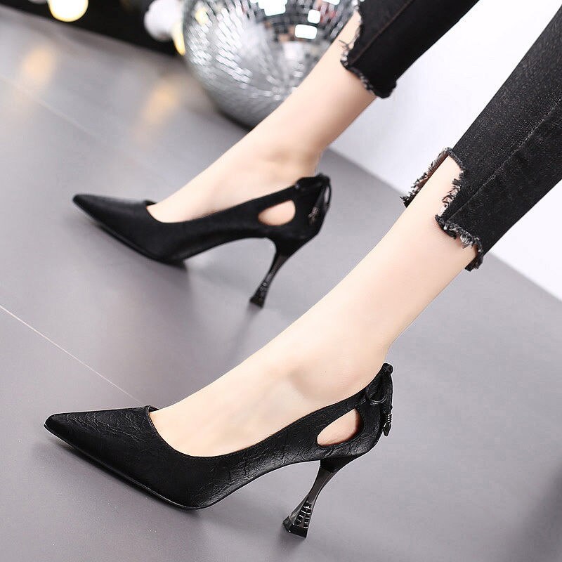 Female Korean Pumps 2022 New Sexy All-match Shallow Mouth Stiletto High Heels Work Party Shoes