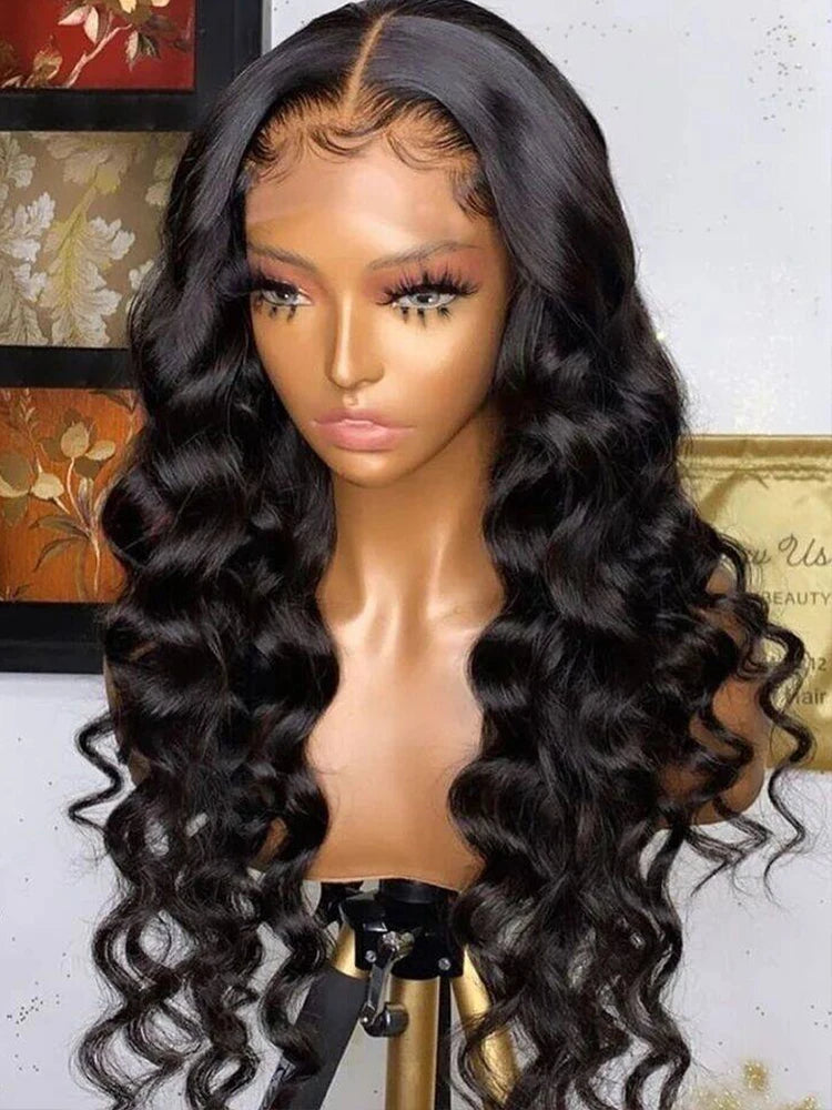 SuperDeals 13x4/13X6 Loose Deep Wave Lace Front Human Hair Wigs Remy Deep Water Curly Wigs 4x4 6x4 Glueless Human Hair Wigs