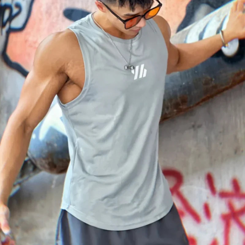 2024 newest Summer Gym Vest High Quality mesh Shirt