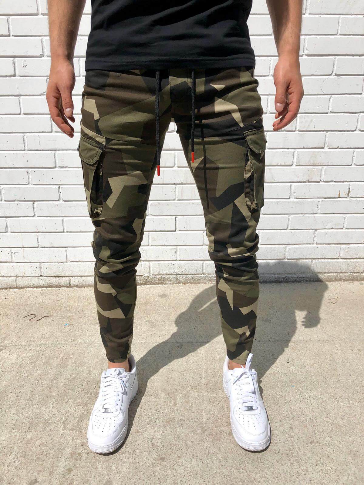 Fashion Men Military Tactical Cargo Pants Male Multi Pocket Camouflage Sweatpants Spring Autumn Male Pencil Jogger Trousers
