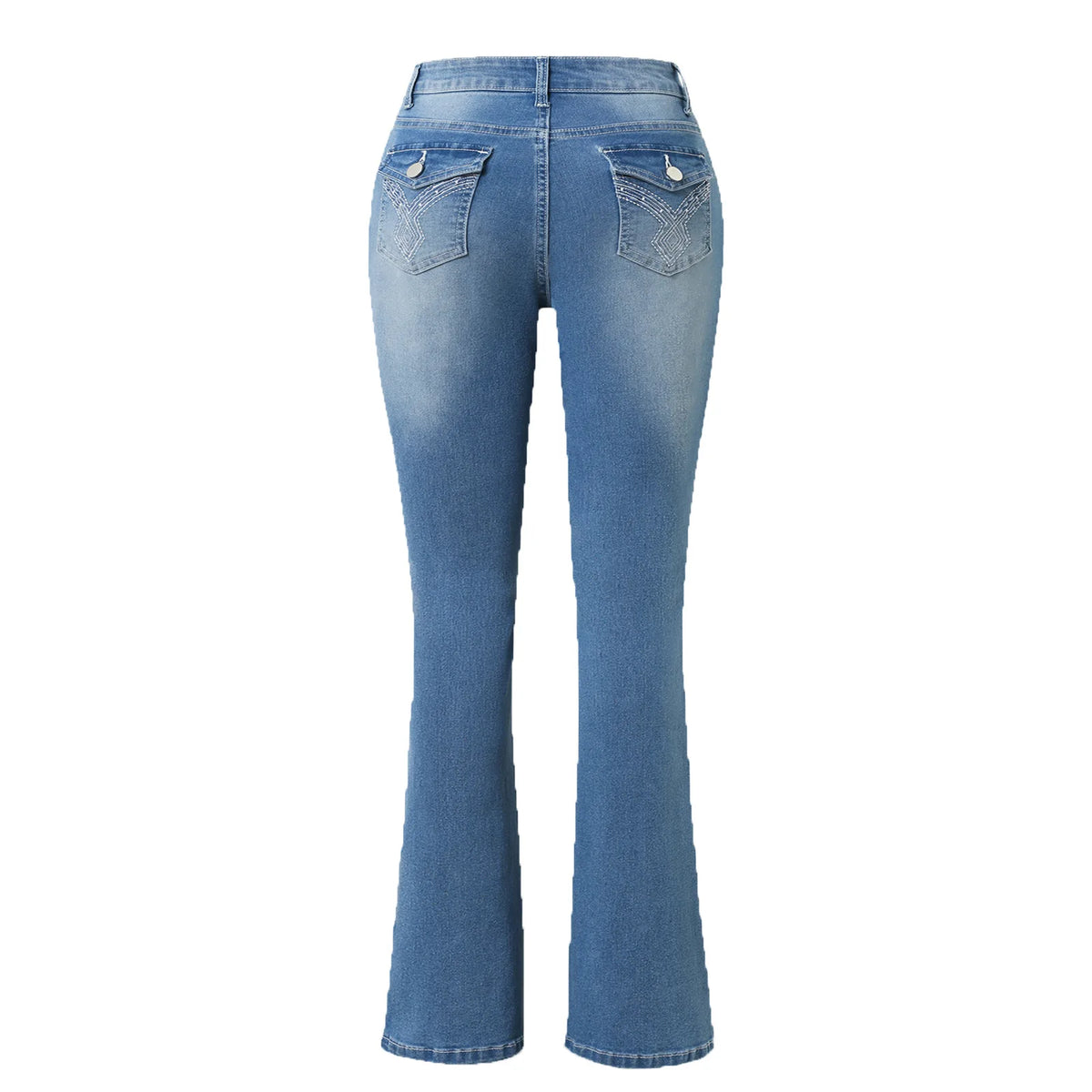 new women  stretch boot  cut jeans fashion slimfit