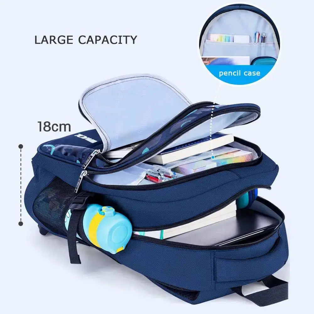 2024 New Children School Bags Kids Backpack In Primary schoolbags For Teenager Boys Waterproof