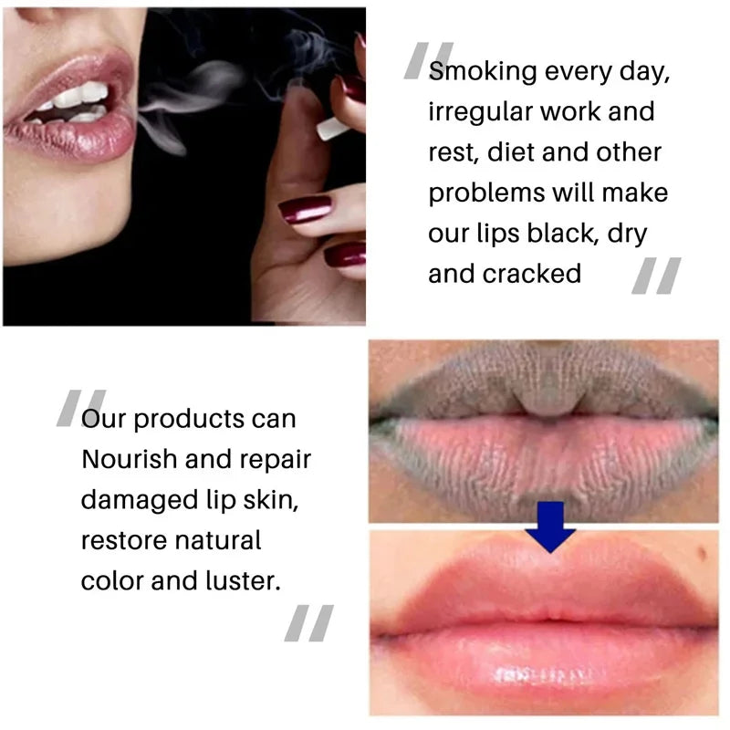 Remove Dark Lip Balm Lightening Melanin Mask Gloss oil exfoliating clean moisturizer Makeup Beauty health