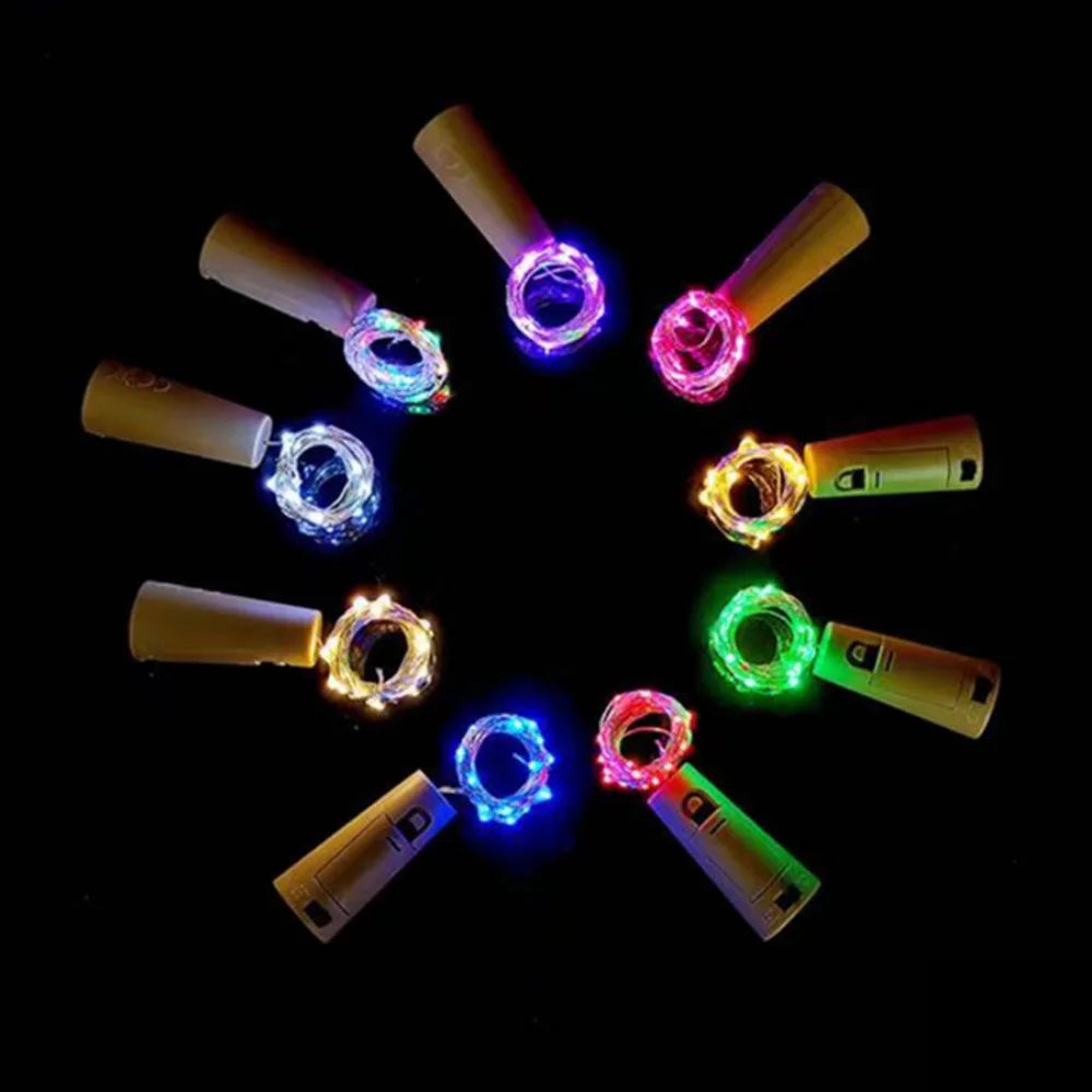 LED Wine Bottle Lights with Cork,1/2/3M Cork Lights Fairy Mini String Lights for Liquor Bottles Crafts Party Wedding Decoration