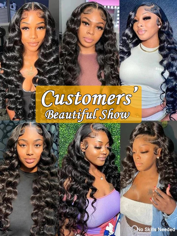 SuperDeals 13x4/13X6 Loose Deep Wave Lace Front Human Hair Wigs Remy Deep Water Curly Wigs 4x4 6x4 Glueless Human Hair Wigs