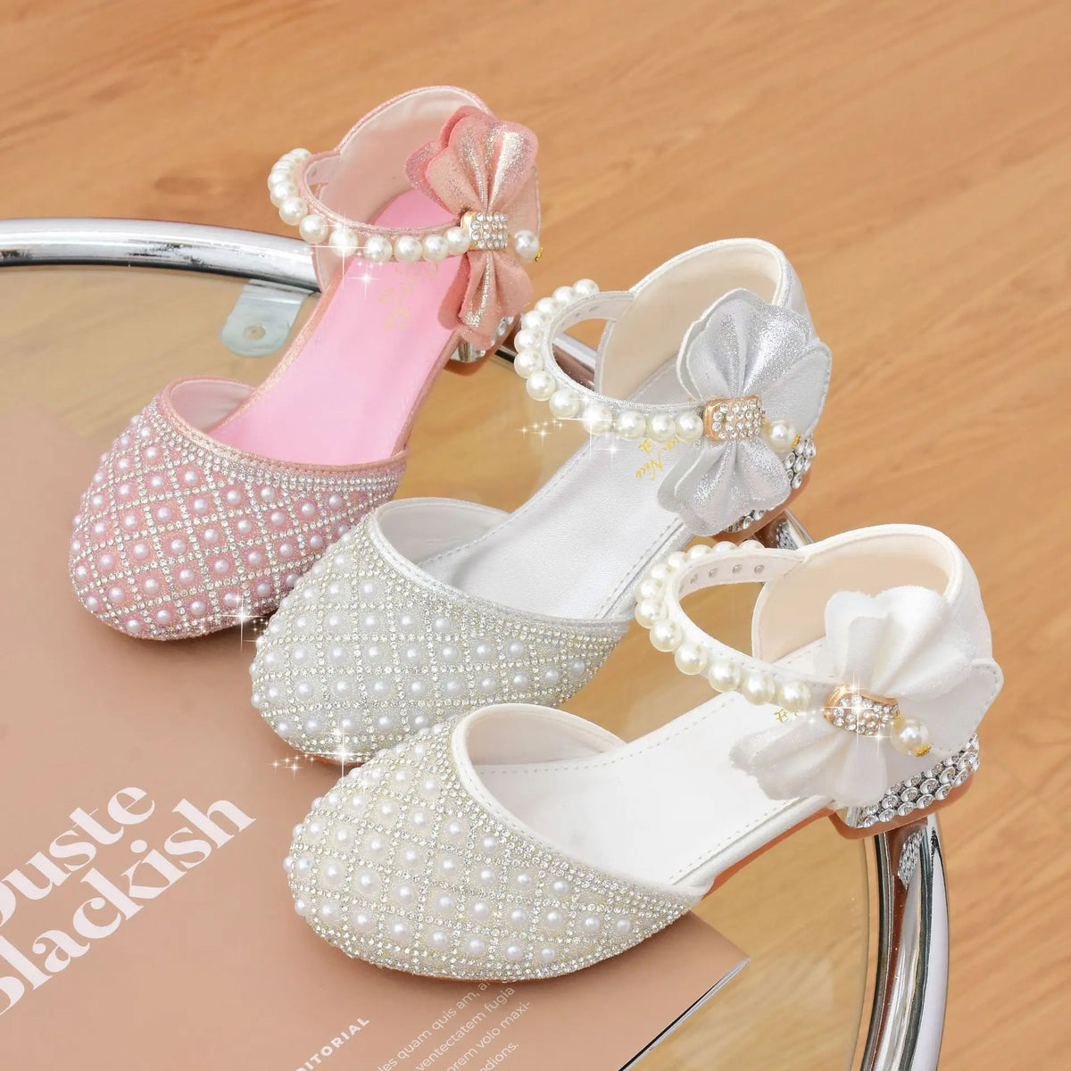 Rhinestones Princess Girls Party Shoes Children s Summer Kids Student