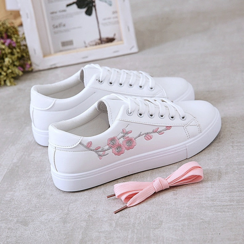 2022 Spring Fashion Breathble Vulcanized Shoes Women&amp;#39;s Sneakers PU Leather s