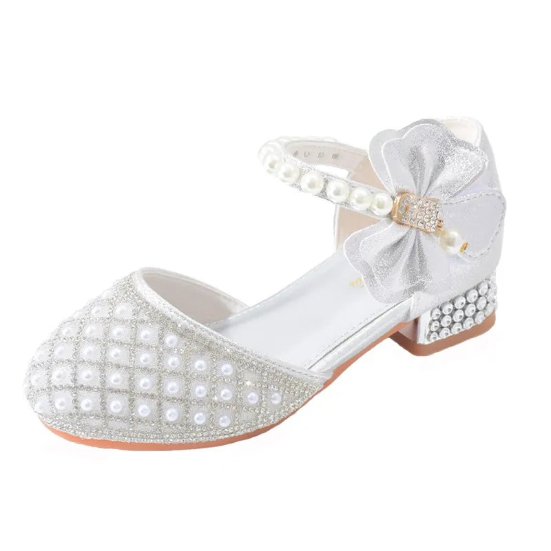 Rhinestones Princess Girls Party Shoes Children s Summer Kids Student