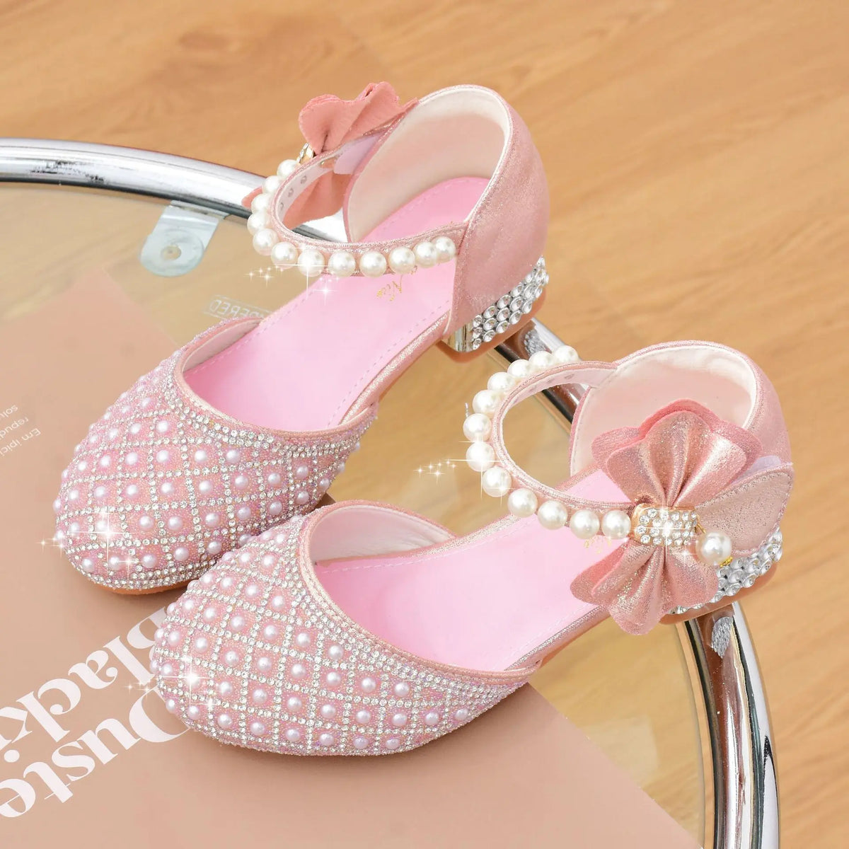 Rhinestones Princess Girls Party Shoes Children s Summer Kids Student