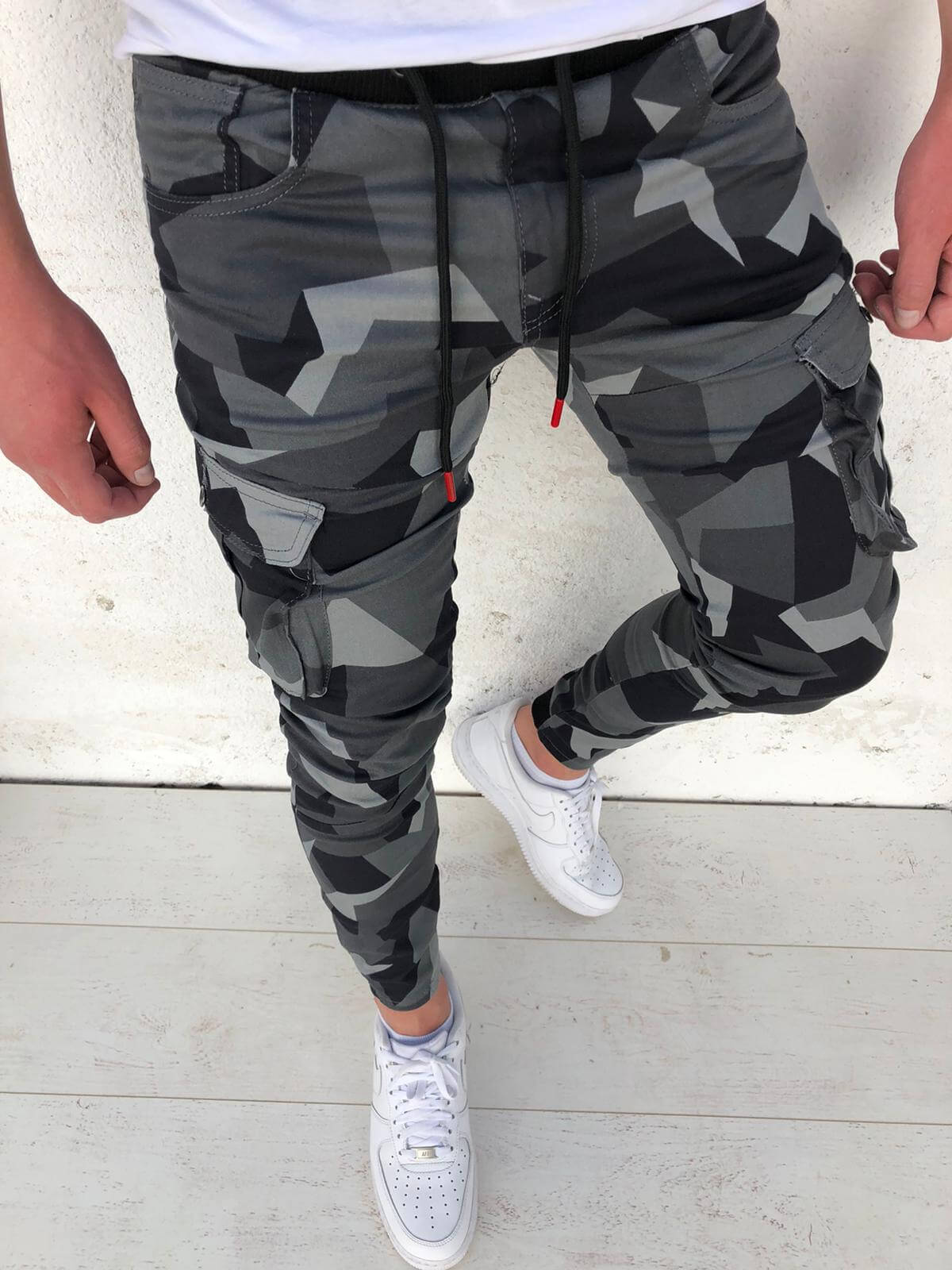 Fashion Men Military Tactical Cargo Pants Male Multi Pocket Camouflage Sweatpants Spring Autumn Male Pencil Jogger Trousers