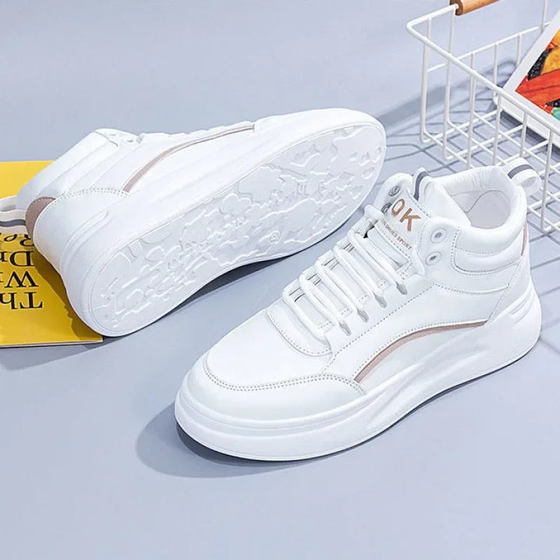 High-top Thick Bottom Women Shoes Autumn Winter Casual Sports Shoes