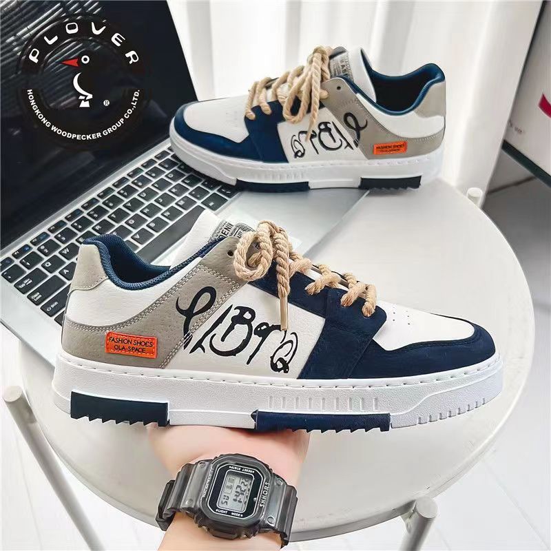 New Fashion Designer Shoes Men Casual Platform Sneakes Lace Up Trainers Student Sneakes Mens Vulcanized Shoes Zapatillas Hombre