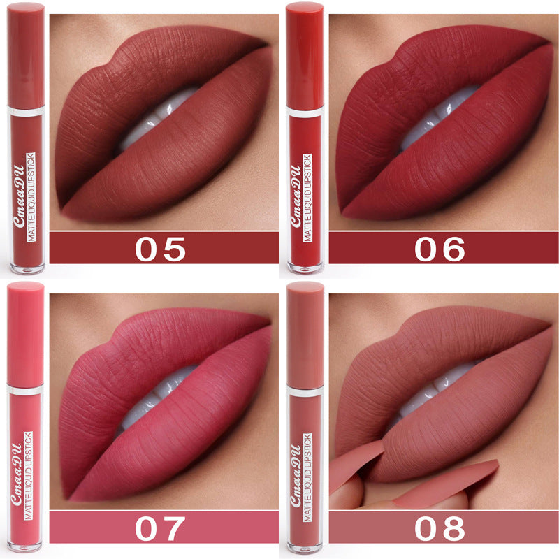 Women&#39;s Non-stick Cup Waterproof Matte Lipstick