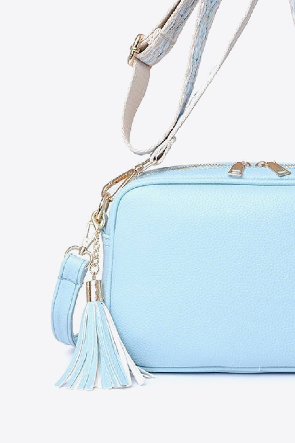 PU Leather Tassel Crossbody Bag | Luxury Women&#39;s Handbag