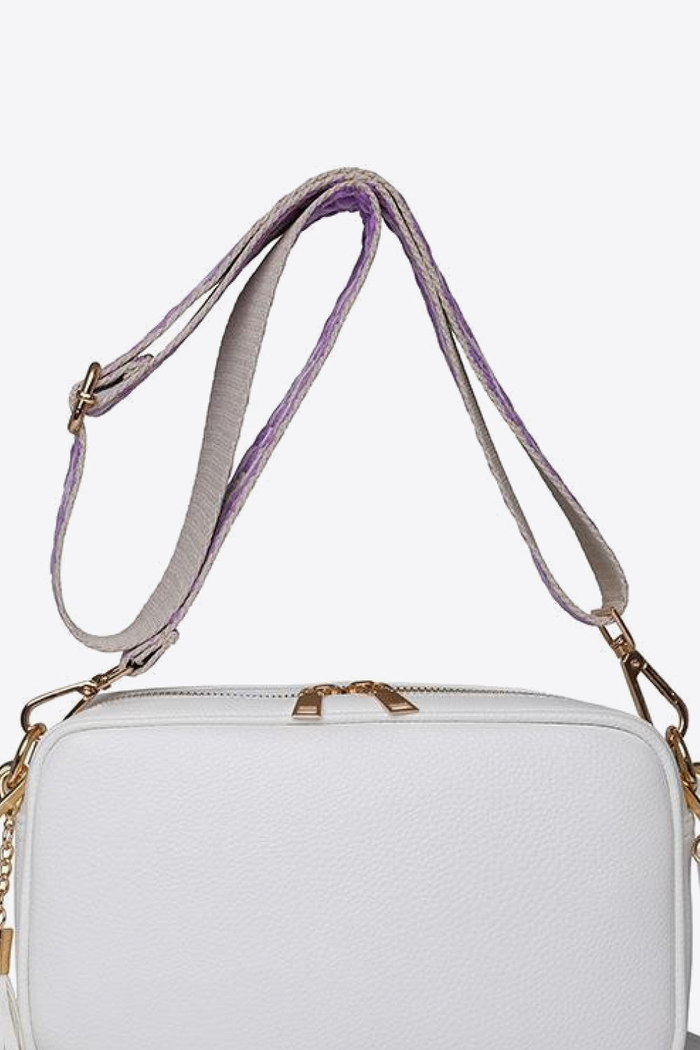 PU Leather Tassel Crossbody Bag | Luxury Women&#39;s Handbag