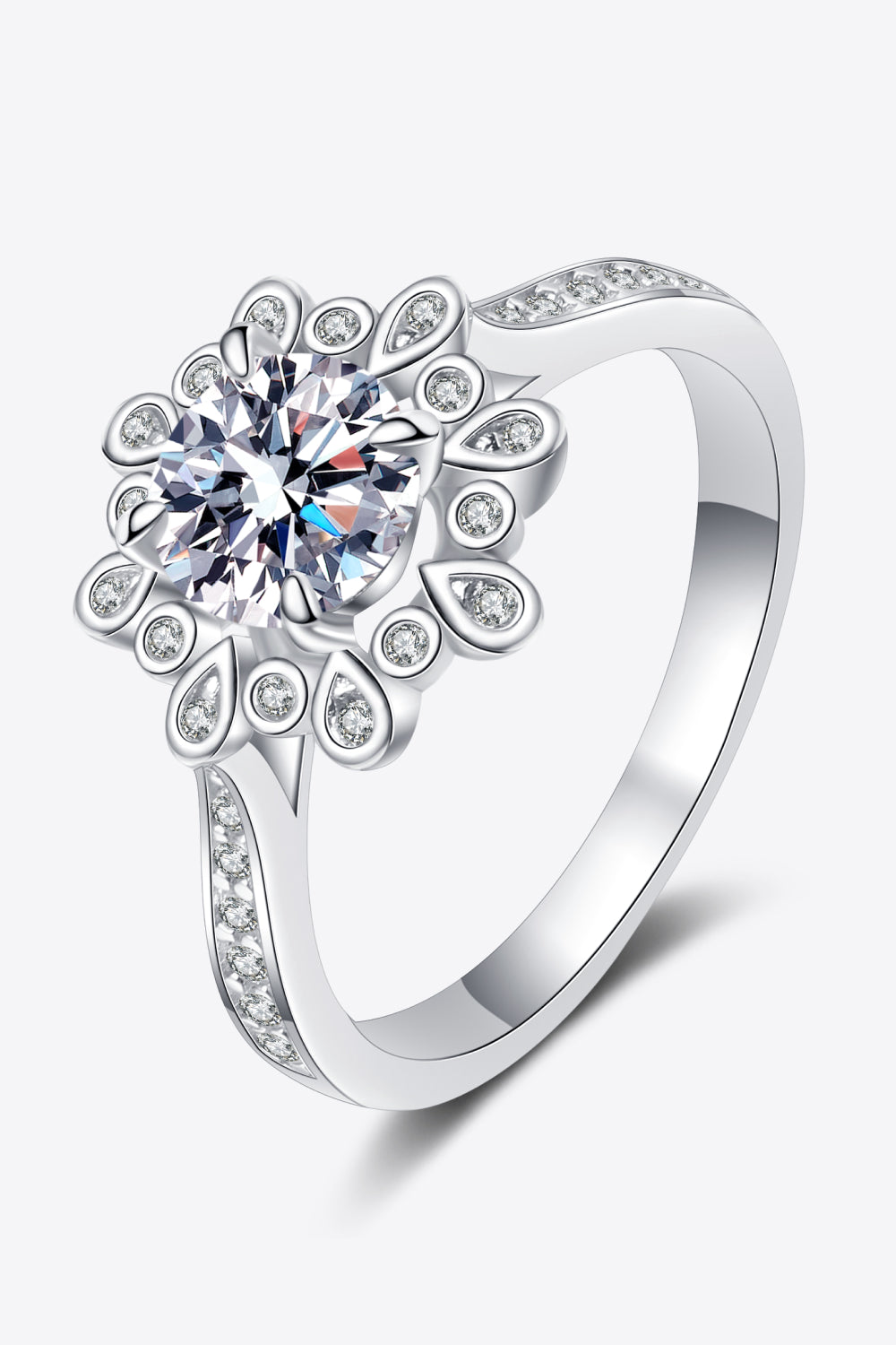 Can&#39;t Stop Your Shine 925 Sterling Silver Moissanite Ring
