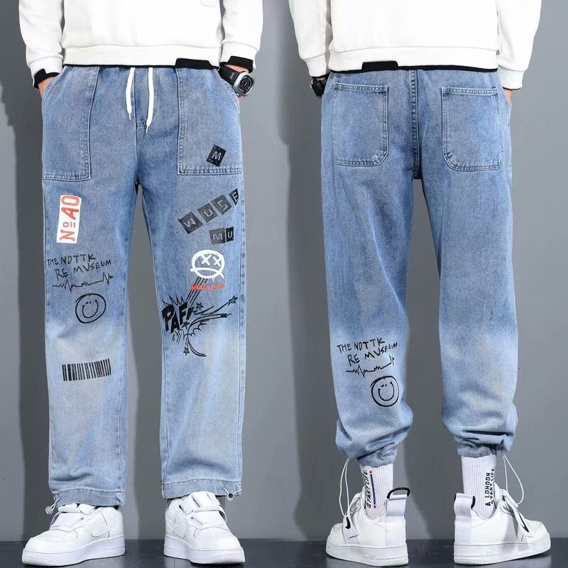 High quality Fashion Men&amp;#39;s Cargo Pants Hip Hop Trend Streetwear Jogging Pants Men Casual Elastic