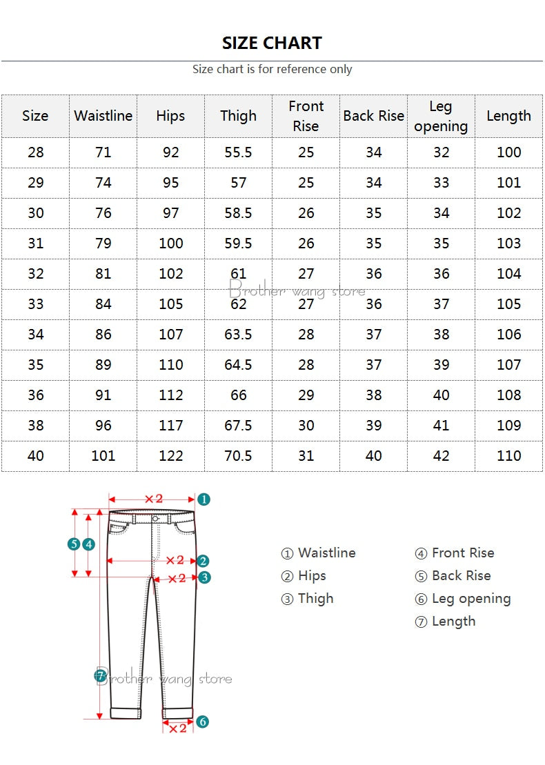 Classic Style Men&amp;#39;s Regular Fit White Jeans Business Fashion Denim Advanced Stretch Cotton Trousers Male Brand Pants