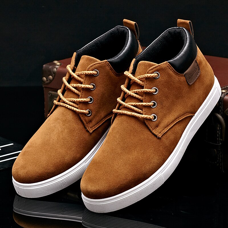 Men&amp;#39;s Casual Shoes Spring Autumn Breathable High Style Men Flat Fashion Sneakers Simple Shoes Men Footwear