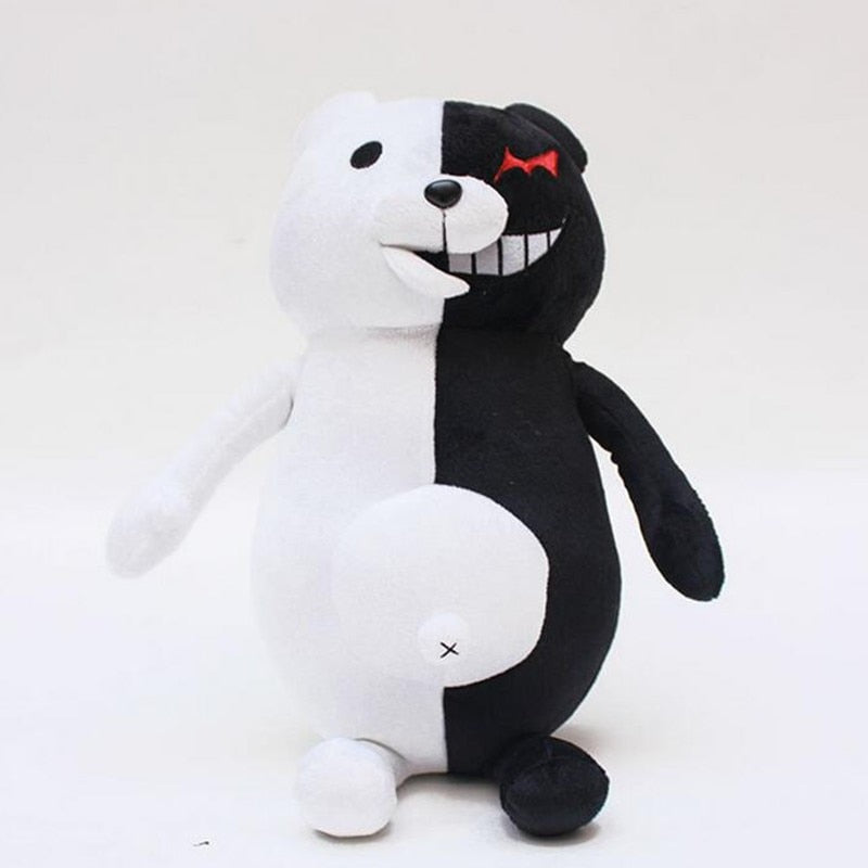 Dangan Ronpa Super Danganronpa 2 Monokuma Black &amp;amp; White Bear Plush Toy Soft Stuffed Animal Dolls Birthday Gift for Children Kids