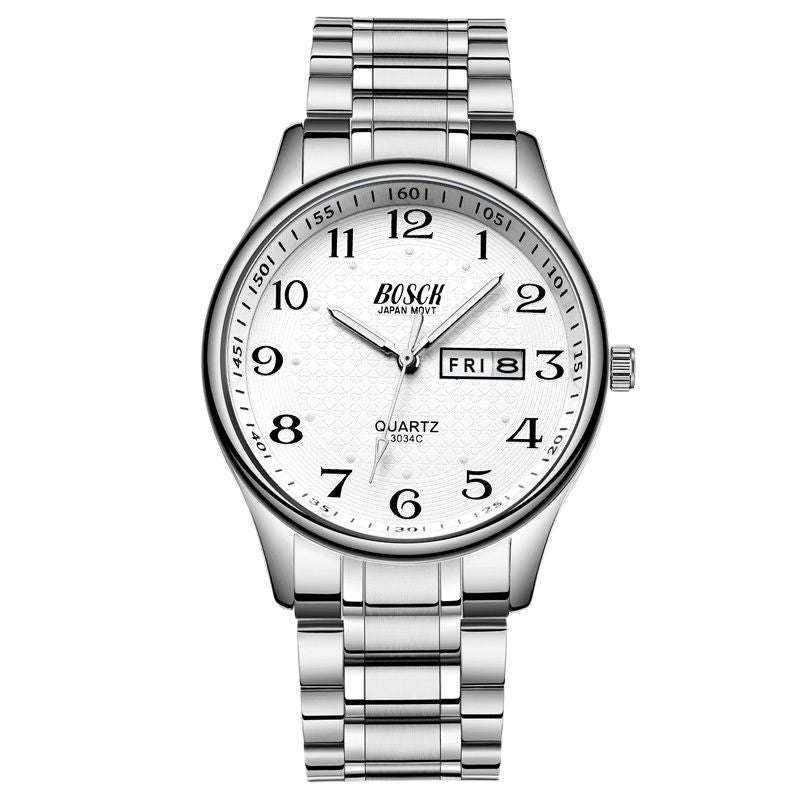 2022 Watches Men Business Waterproof Date Week Quartz Men&amp;#39;s Watches Fashion Stainless Steel Watches For Men Relogio Masculino
