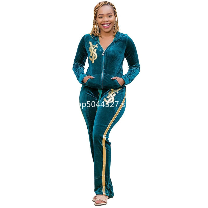 New African Clothes XL-5XL For Women Two Piece Sets Tops + Pants Matching Set Patchwork Tracksuit Set Plus Size 4XL 3XL 5XL