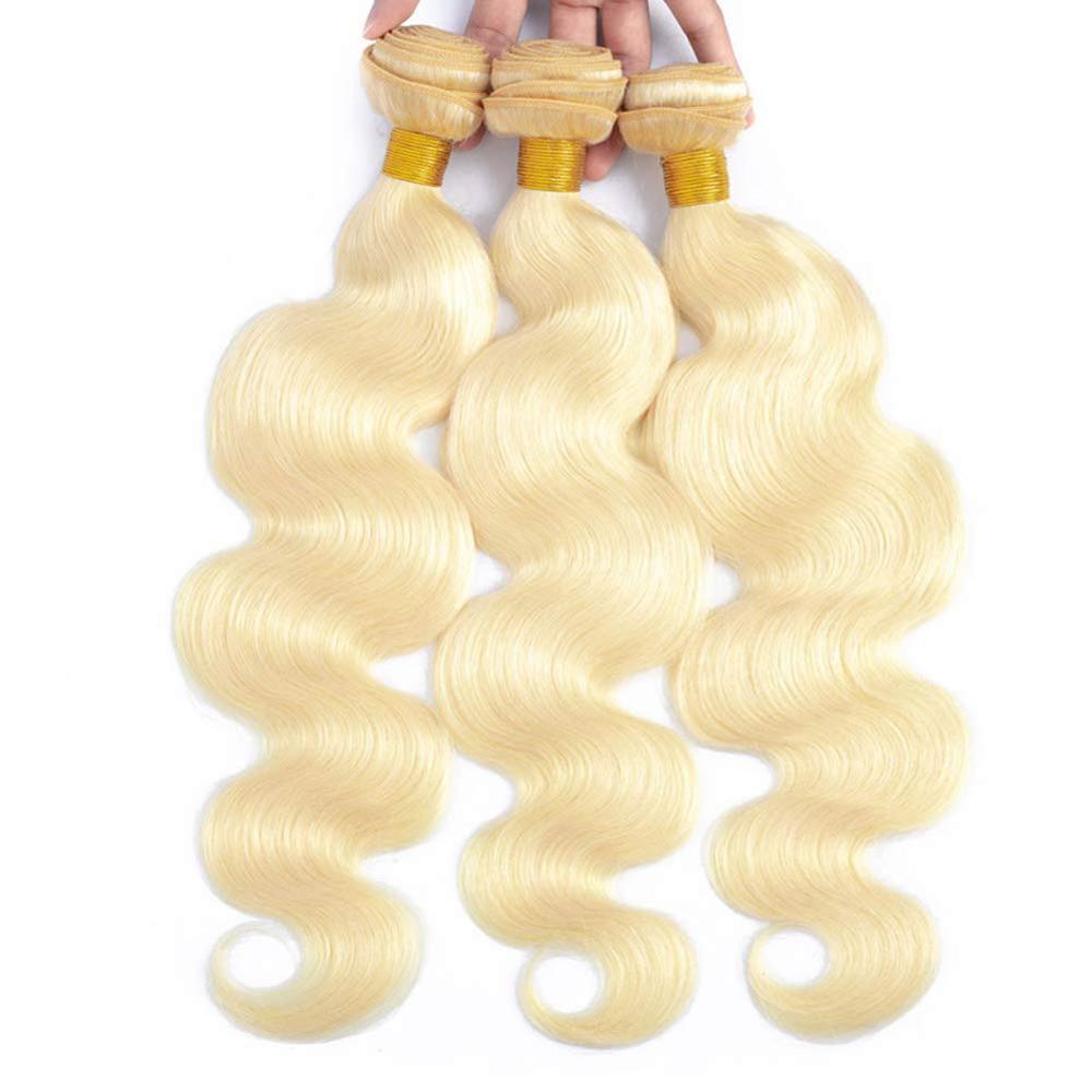 Promqueen 613 Bundle Brazilian Human Hair Weave Bundles Remy Hair 30 32 38 40 Inch Long Hair Bundles Body Wave Blonde Bundles