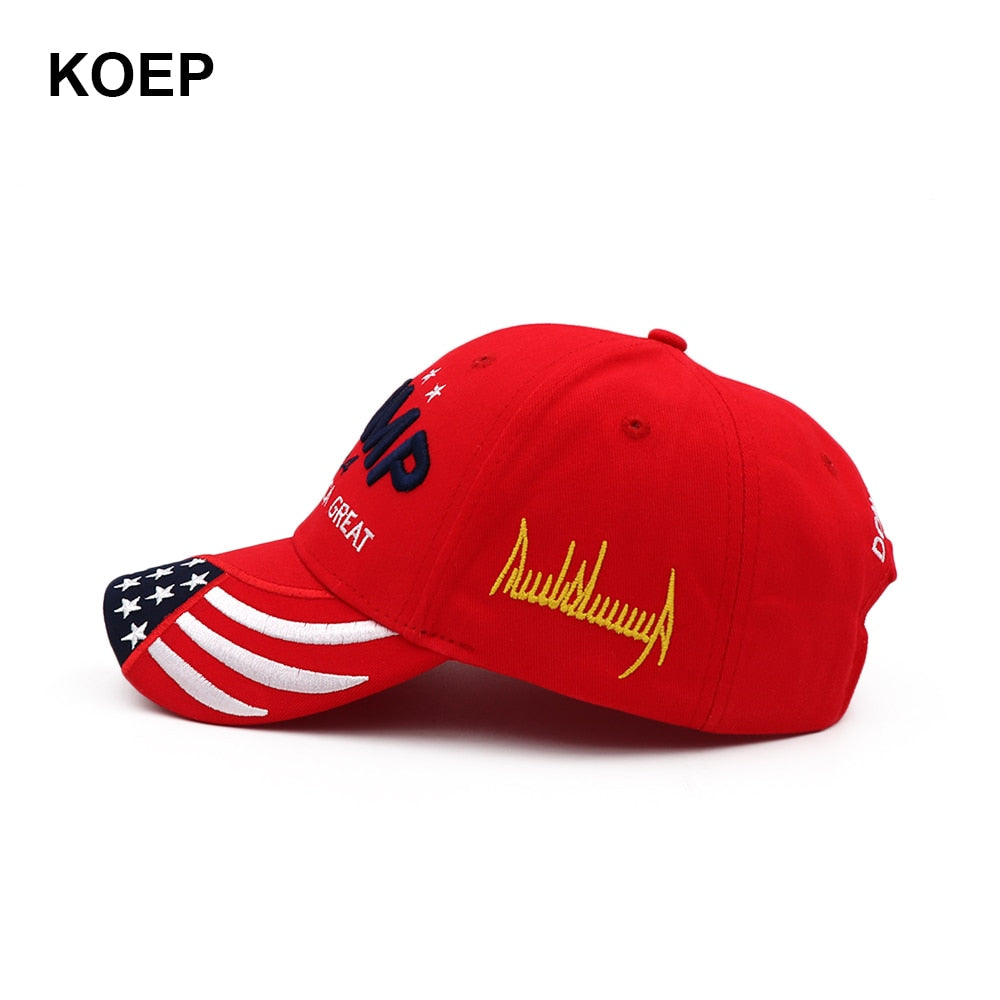 New Donald Trump 2024 Cap USA Baseball Caps Keep America Great Snapback President Hat 3D Embroidery Wholesale Drop Shipping Hats