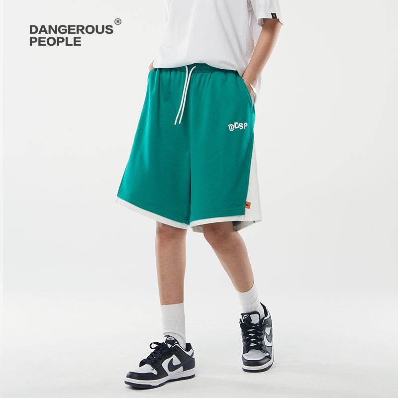 Xue Zhiqian DSP Double-Layer Hem Couple Shorts