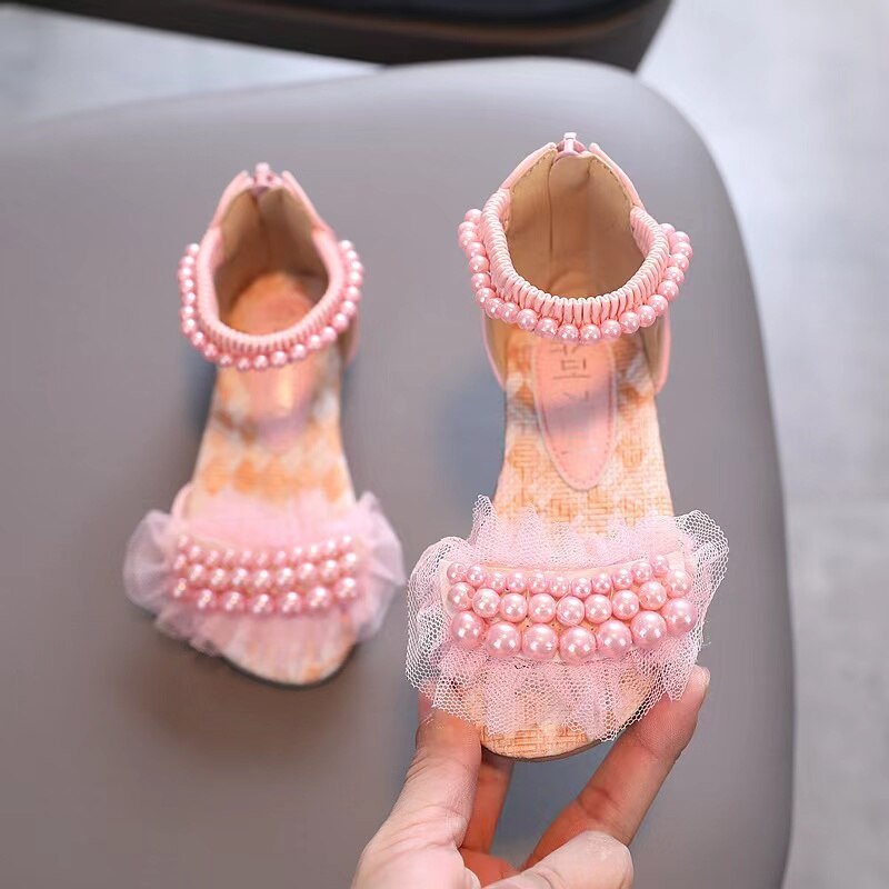 Children Sandals Girls Princess Shoes Of Kids  Summer Children Girls Sandals Designer Single Shoes Non-slip Baby Toddler Shoes