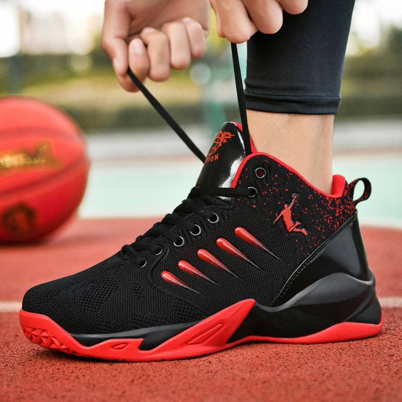 2022 Mens Basketball Shoes Breathable Sports Shoes Lightweight Sneakers For Women Comfortable Athletic Fitness Training Footwear