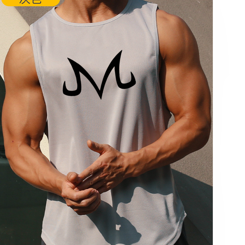 Anime Z T Gym Mens clothes muscles fitness