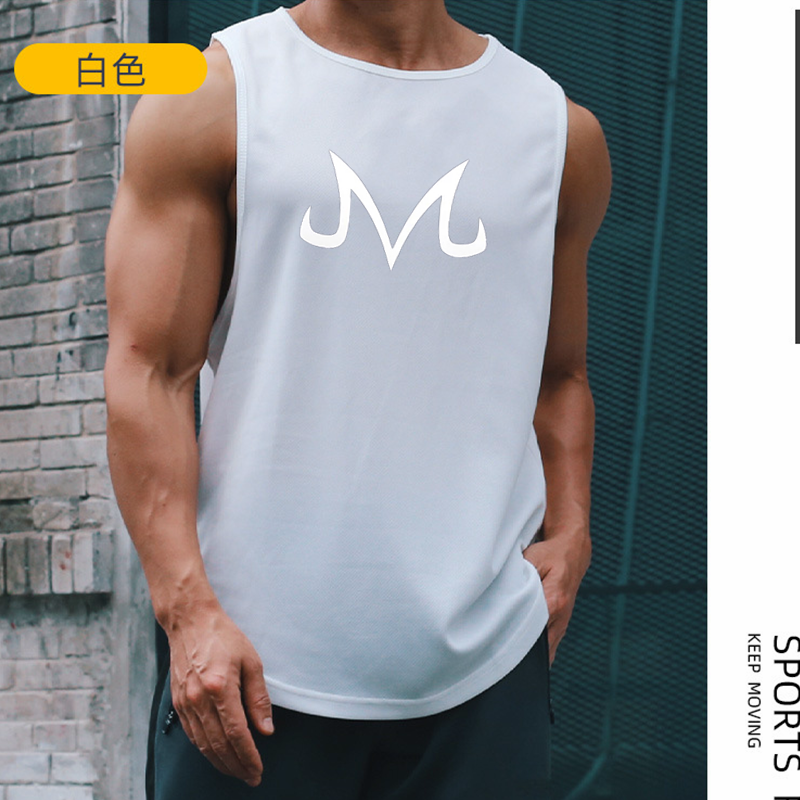 Anime Z T Gym Mens clothes muscles fitness