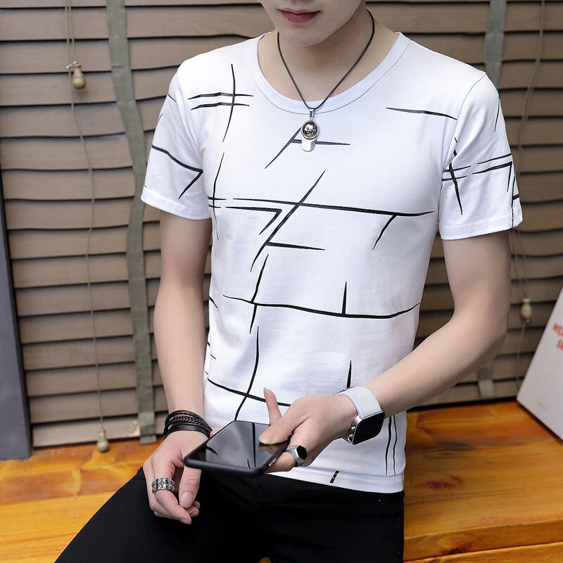 Summer New Mens T Shirts Oversized Loose Clothes Vintage Short Sleeve Fashion America  Letters Printed O Collared Tshirt