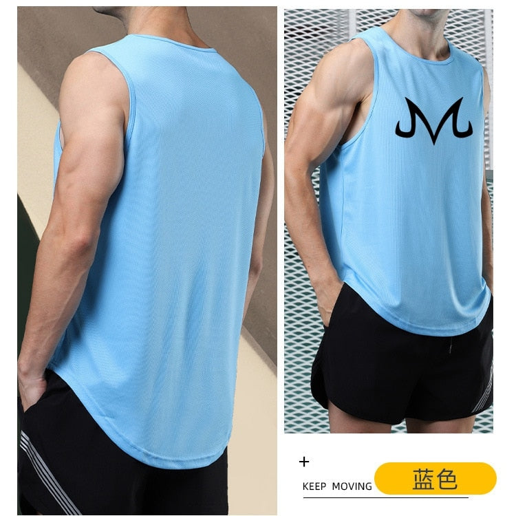 Anime Z T Gym Mens clothes muscles fitness