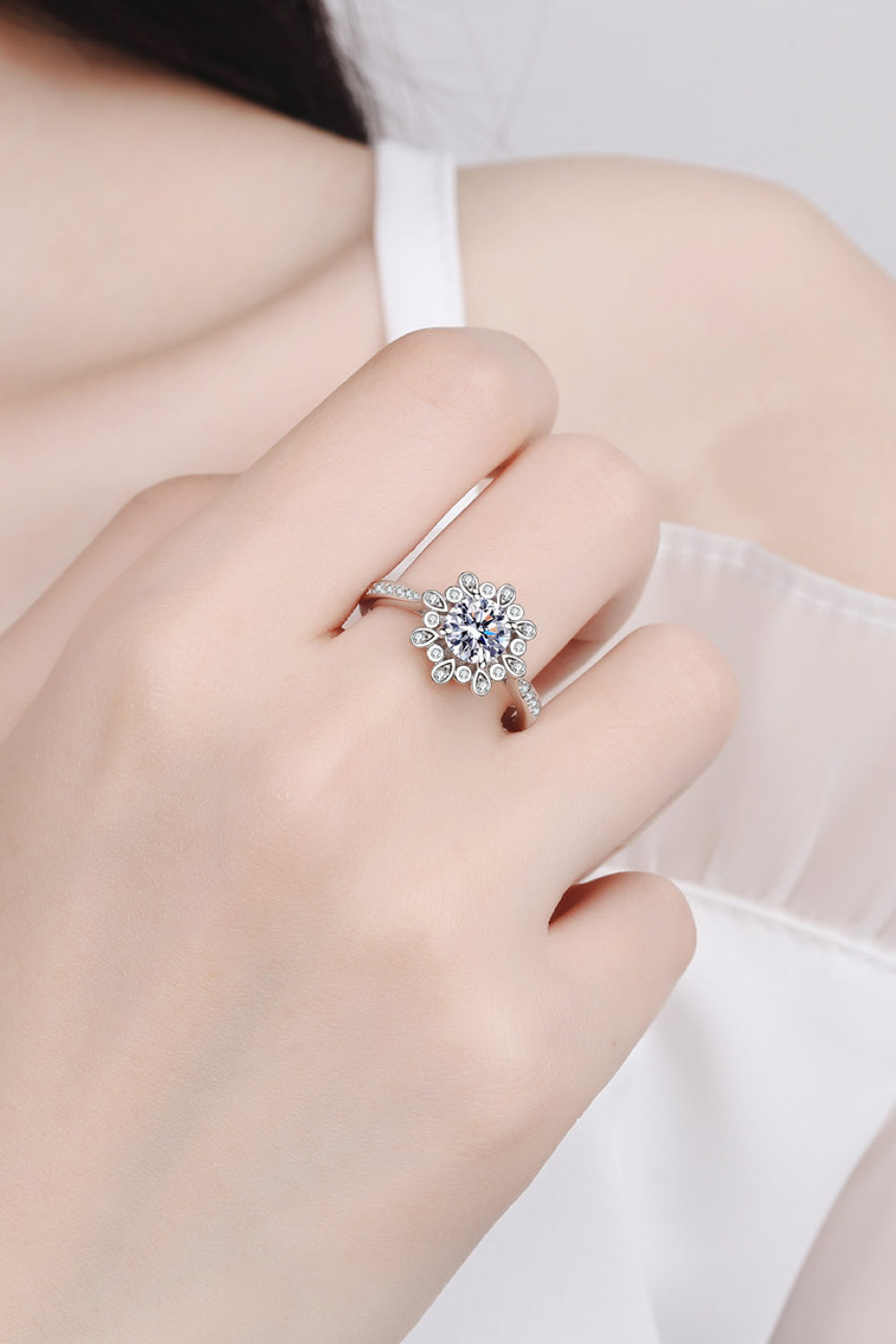 Can&#39;t Stop Your Shine 925 Sterling Silver Moissanite Ring